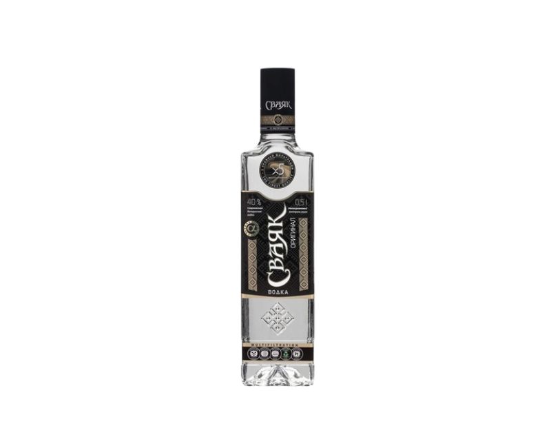 VODKA "SVAYAK" ORIGINAL 40% CON DOSATORE 0,5lx16
